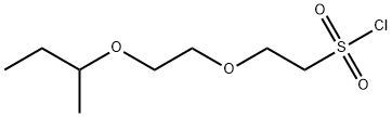 Ethanesulfonyl chloride, 2-[2-(1-methylpropoxy)ethoxy]- Structure