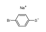 sodium 4-bromobenzenethiolate结构式