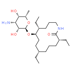 (3S,7R,10R,11R)-10-[(2R,3R,4R,5R,6S)-4-Amino-3,5-dihydroxy-6-methyl-oxan-2-yl]oxy-3,7,11- triethyl-1-azacyclotetradecan- 2-one picture