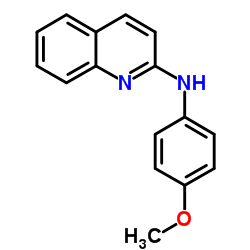 N-(4-Methoxyphenyl)-2-quinolinamine结构式