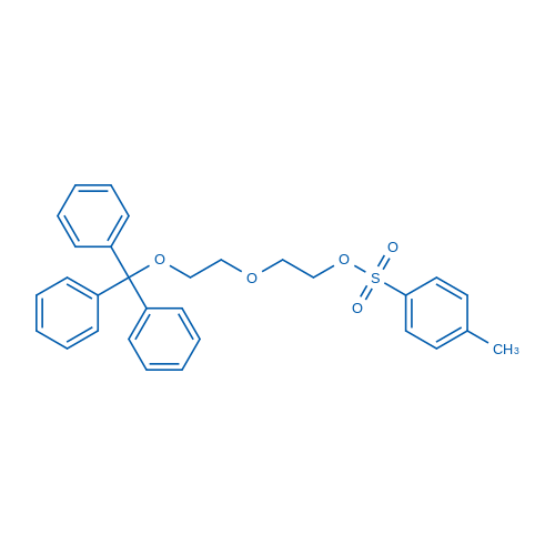 2-(2-(Trityloxy)ethoxy)ethyl 4-methylbenzenesulfonate Structure