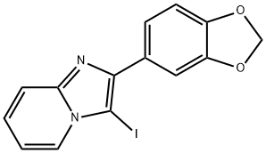 2-(2H-1,3-benzodioxol-5-yl)-3-iodoimidazo[1,2-a]pyridine Structure