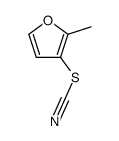 2-methylfur-3-yl thiocyanate Structure