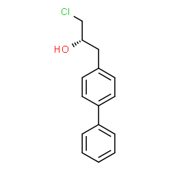 (S)-1-([1,1 -联苯] -4-基)-3-氯丙-2-醇结构式