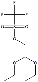 甲磺酸1,1,1-三氟-2,2-二乙氧基乙基酯结构式