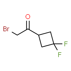 2-bromo-1-(3,3-difluorocyclobutyl)ethan-1-one structure