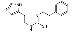 1-[2-(1H-imidazol-5-yl)ethyl]-3-(2-phenylethyl)thiourea Structure