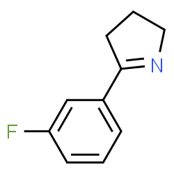 2H-Pyrrole,5-(3-fluorophenyl)-3,4-dihydro-(9CI) picture