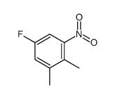 5-Fluoro-1,2-dimethyl-3-nitrobenzene结构式