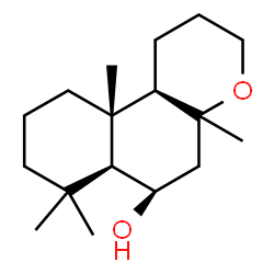 (8ξ)-8,13-Epoxy-14,15,16-trinorlabdan-6β-ol结构式