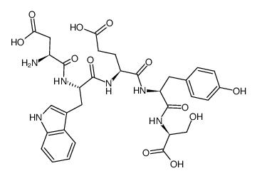 Asp-Trp-Glu-Tyr-Ser结构式