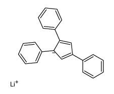 lithium,(2,4-diphenylcyclopenta-2,4-dien-1-yl)benzene Structure