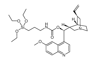 N-TRIETHOXYSILYLPROPYLQUININEURETHAN结构式