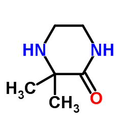 3,3-Dimethylpiperazin-2-on structure