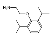 2-[2,6-Diisopropyl-phenoxy]-ethylamin Structure