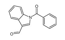 1-苯甲酰基-1H-吲哚-3-甲醛结构式