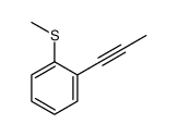 1-methylsulfanyl-2-prop-1-ynylbenzene Structure