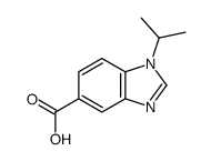 1-propan-2-ylbenzimidazole-5-carboxylic acid结构式