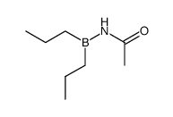 (n-C3H7)2BNHCOCH3 Structure