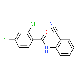 2,4-DICHLORO-N-(2-CYANOPHENYL)BENZAMIDE structure