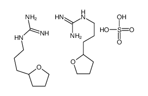 2-[3-(oxolan-2-yl)propyl]guanidine,sulfuric acid Structure