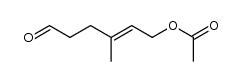 (E)-6-acetoxy-4-methyl-4-hexenal Structure