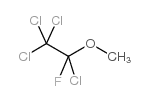 1,2,2,2-TETRACHLORO-1-FLUOROETHYL METHYL ETHER Structure