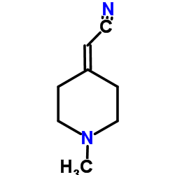 (1-Methyl-4-piperidinylidene)acetonitrile structure