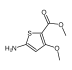 methyl 5-amino-3-methoxythiophene-2-carboxylate结构式