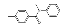 4-methyl-N-methyl-N-phenyl-benzamide Structure