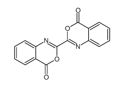 2-(4-oxo-3,1-benzoxazin-2-yl)-3,1-benzoxazin-4-one Structure