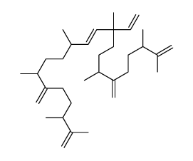 10-ethenyl-2,3,7,10,13,16,20,21-octamethyl-6,17-dimethylidenedocosa-1,11,21-triene Structure