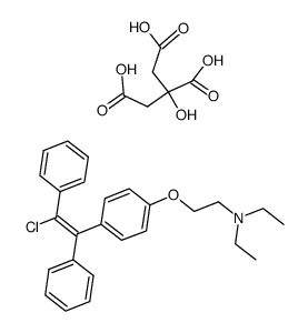 枸橼酸氯米芬结构式