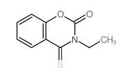 8-ethyl-7-sulfanylidene-10-oxa-8-azabicyclo[4.4.0]deca-1,3,5-trien-9-one结构式