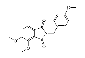 N-(p-methoxybenzyl) 3,4-dimethoxyphthalimide Structure