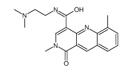 N-[2-(dimethylamino)ethyl]-2,6-dimethyl-1-oxobenzo[b][1,6]naphthyridine-4-carboxamide Structure