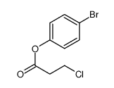 (4-bromophenyl) 3-chloropropanoate Structure