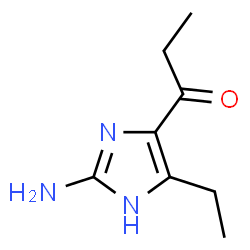 1-Propanone,1-(2-amino-5-ethyl-1H-imidazol-4-yl)- (9CI) picture