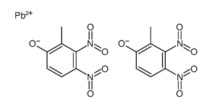 Phenol, 2-methyldinitro-, lead salt结构式