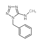 1-benzyl-N-methyl-tetrazol-5-amine Structure