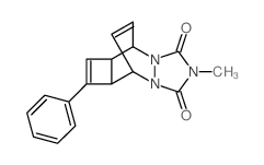 5,8-Etheno-1H-cyclobuta[d][1,2,4]triazolo[1,2-a]pyridazine-1,3(2H)-dione, 5,5a,7a,8-tetrahydro-2-methyl-6-phenyl- structure