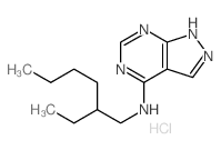 N-(2-ethylhexyl)-2,4,8,9-tetrazabicyclo[4.3.0]nona-2,4,7,10-tetraen-5-amine picture