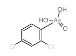 Arsonicacid, As-(2,4-dichlorophenyl)-结构式