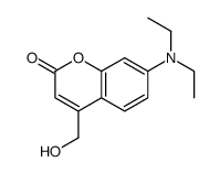 7-(Diethylamino)-4-(hydroxymethyl)-2H-chromen-2-one Structure