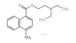 NAPHTHACAINE HYDROCHLORIDE structure