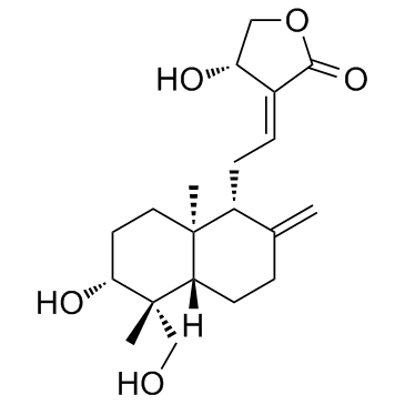 穿心莲内酯结构式