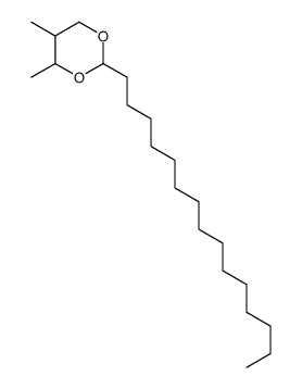 4,5-dimethyl-2-pentadecyl-1,3-dioxane structure