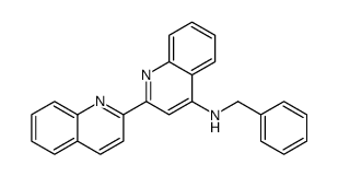 N-benzyl-2-quinolin-2-ylquinolin-4-amine Structure