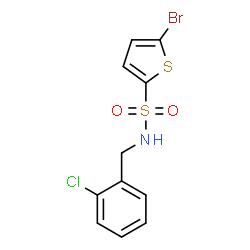 5-Bromo-N-(2-chlorobenzyl)-2-thiophenesulfonamide structure