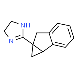 1H-Imidazole,2-(1a,6-dihydrocycloprop[a]inden-6a(1H)-yl)-4,5-dihydro-,(-)-(9CI) structure